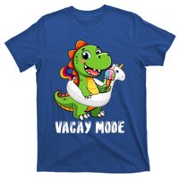 T Rex Unicorn Float Swimming Pool Party Swimmer Vacay Mode Great Gift T-Shirt