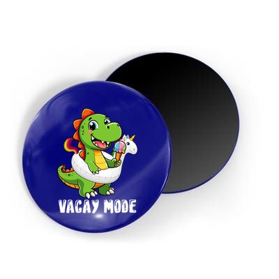T Rex Unicorn Float Swimming Pool Party Swimmer Vacay Mode Great Gift Magnet