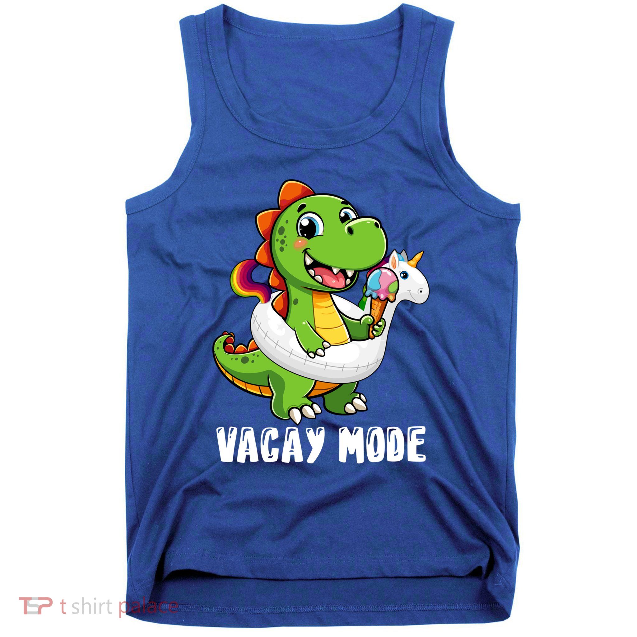 T Rex Unicorn Float Swimming Pool Party Swimmer Vacay Mode Great Gift Tank Top