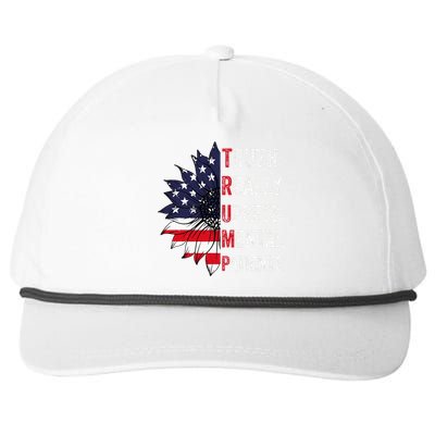 Truth Really Upsets Mental Patients Usa Patriotic Sunflower Snapback Five-Panel Rope Hat