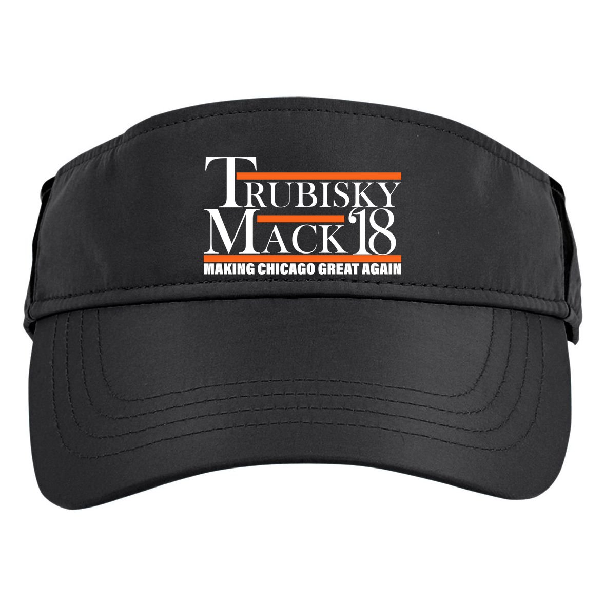 Trubisky Mack Make Chicago Great Again Adult Drive Performance Visor