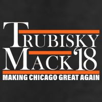 Trubisky Mack Make Chicago Great Again Adult Drive Performance Visor