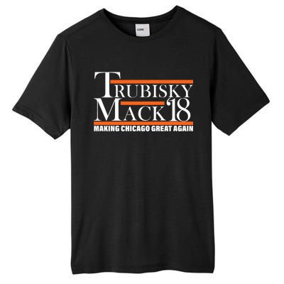 Trubisky Mack Make Chicago Great Again Tall Fusion ChromaSoft Performance T-Shirt