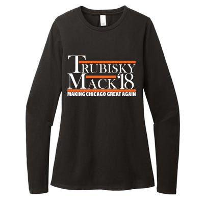 Trubisky Mack Make Chicago Great Again Womens CVC Long Sleeve Shirt