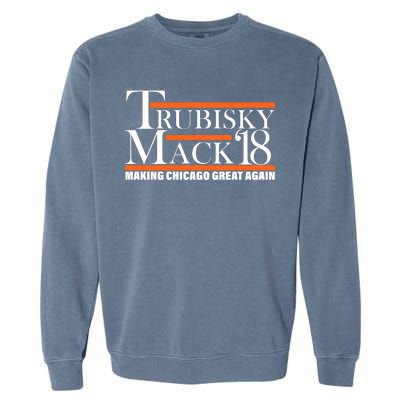 Trubisky Mack Make Chicago Great Again Garment-Dyed Sweatshirt