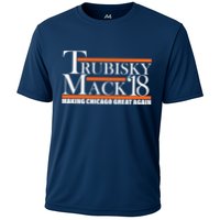 Trubisky Mack Make Chicago Great Again Cooling Performance Crew T-Shirt