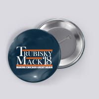 Trubisky Mack Make Chicago Great Again Button