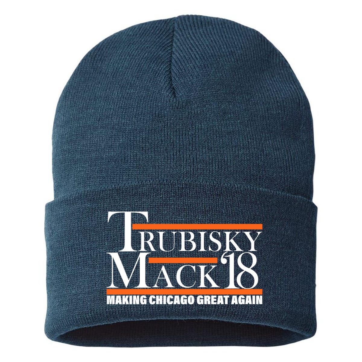 Trubisky Mack Make Chicago Great Again Sustainable Knit Beanie