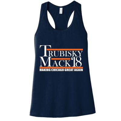 Trubisky Mack Make Chicago Great Again Womens Tank Top