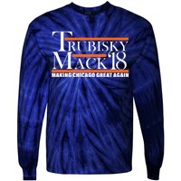 Trubisky Mack Make Chicago Great Again Tie-Dye Long Sleeve Shirt