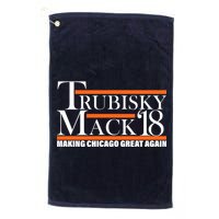 Trubisky Mack Make Chicago Great Again Golf Towel