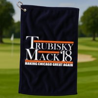Trubisky Mack Make Chicago Great Again Golf Towel