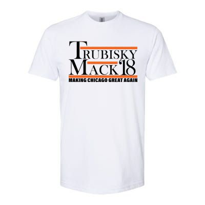 Trubisky Mack Make Chicago Great Again Softstyle CVC T-Shirt