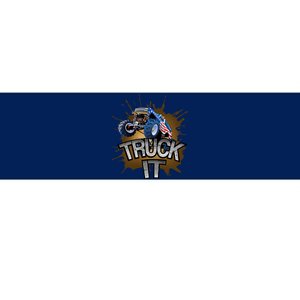 Truck It American Monster Truck Bumper Sticker