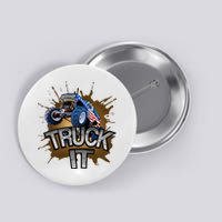 Truck It American Monster Truck Button