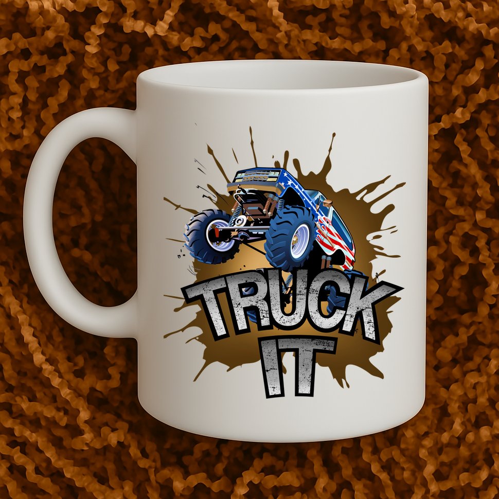 Truck It American Monster Truck Mug