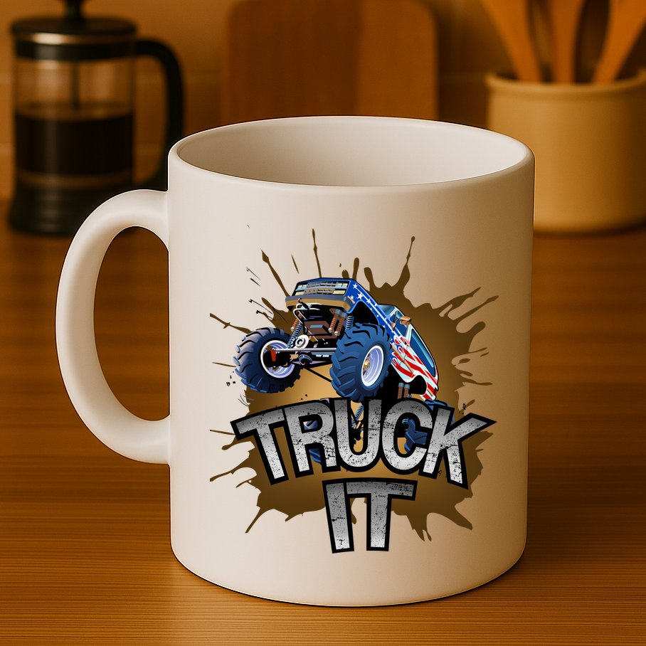 Truck It American Monster Truck Mug