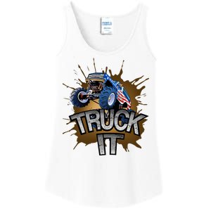 Truck It American Monster Truck Ladies Essential Tank