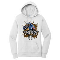 Truck It American Monster Truck Women's Pullover Hoodie