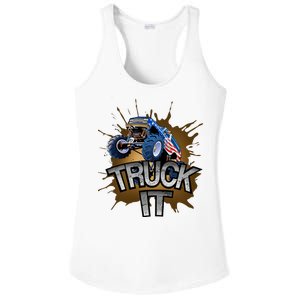 Truck It American Monster Truck Ladies PosiCharge Competitor Racerback Tank