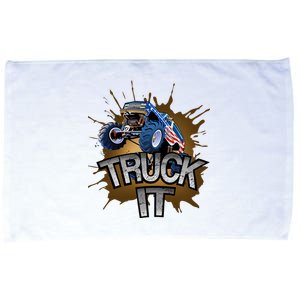 Truck It American Monster Truck Microfiber Hand Towel