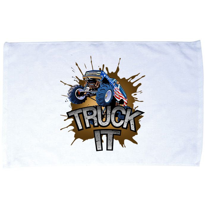 Truck It American Monster Truck Microfiber Hand Towel