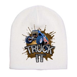 Truck It American Monster Truck Short Acrylic Beanie