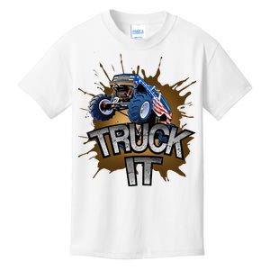 Truck It American Monster Truck Kids T-Shirt