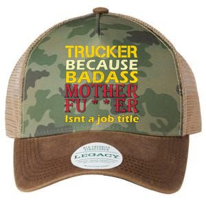 Trucker Badass Job Title  Legacy Tie Dye Trucker Hat