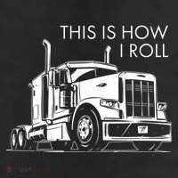 Truckers This Is How I Roll  7 Panel Mesh Trucker Snapback Hat