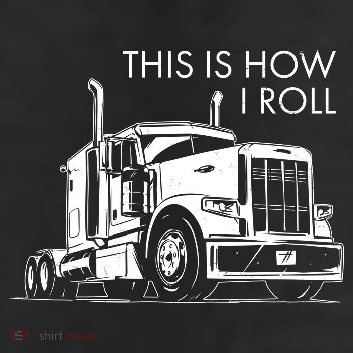 Truckers This Is How I Roll  7 Panel Mesh Trucker Snapback Hat