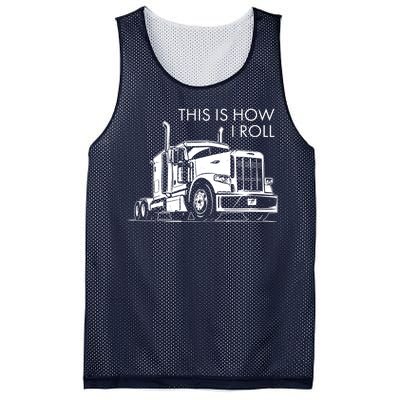 Truckers This Is How I Roll  Mesh Reversible Basketball Jersey Tank