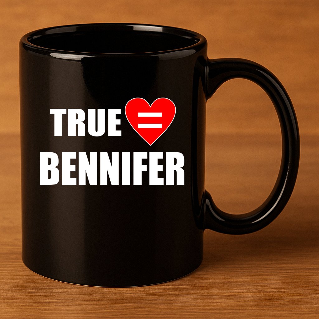 True Love Equals Bennifer 11oz C Handle Ceramic Mug