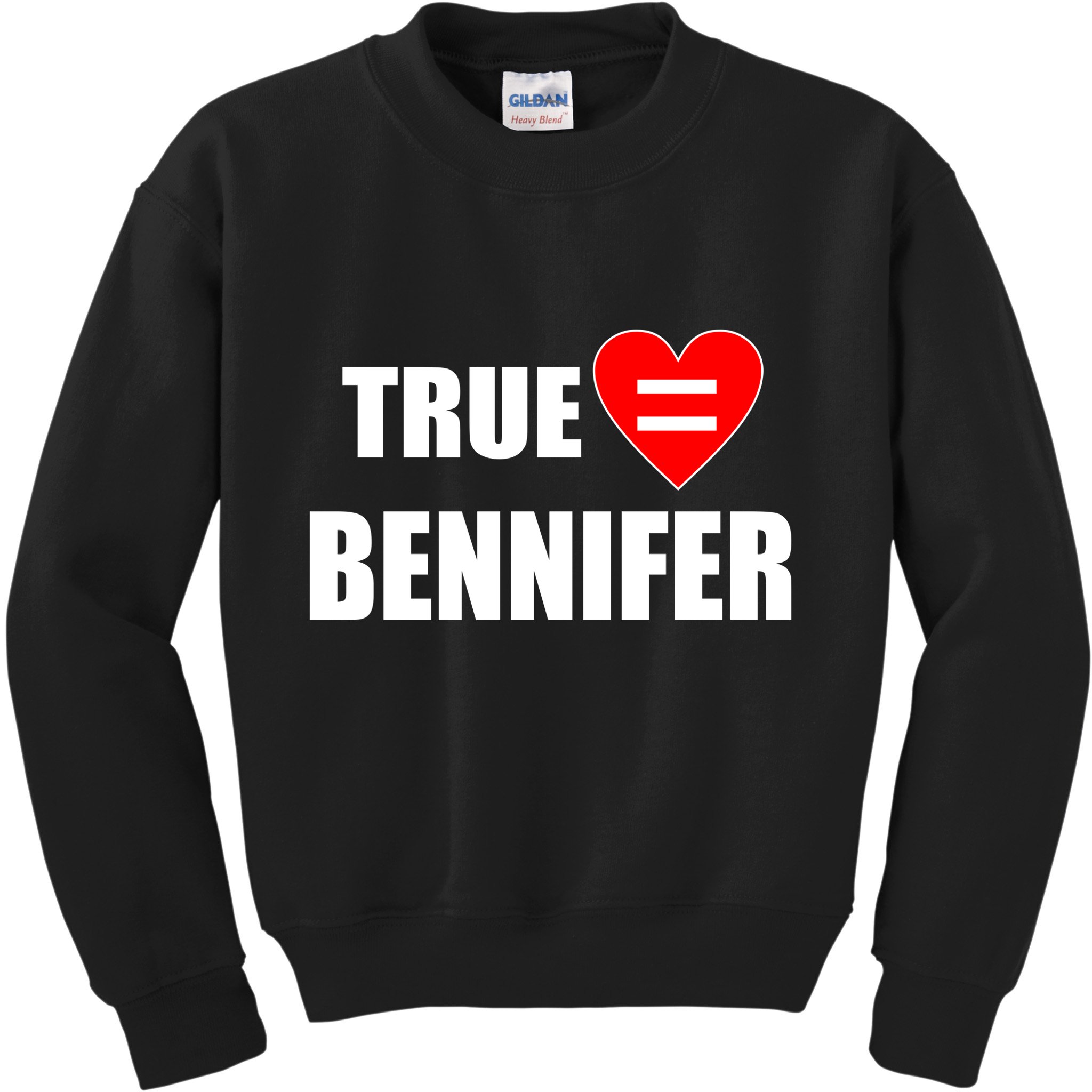 True Love Equals Bennifer Kids Sweatshirt