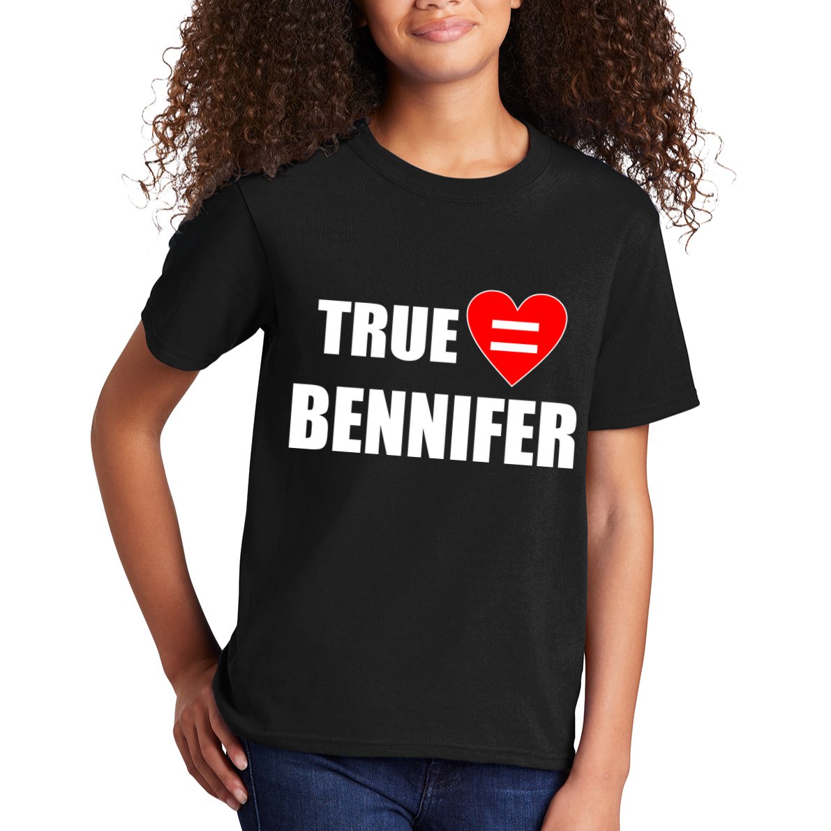 True Love Equals Bennifer Kids T-Shirt