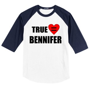 True Love Equals Bennifer Baseball Sleeve Shirt