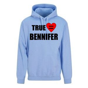 True Love Equals Bennifer Unisex Surf Hoodie