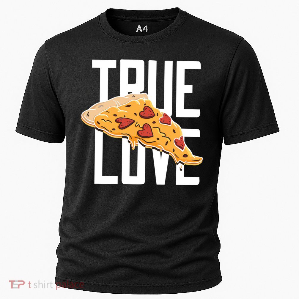 True Love Heart Pizza Cooling Performance Crew T-Shirt