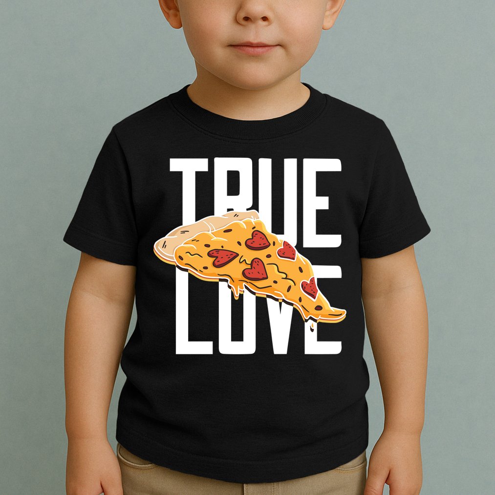 True Love Heart Pizza Toddler T-Shirt