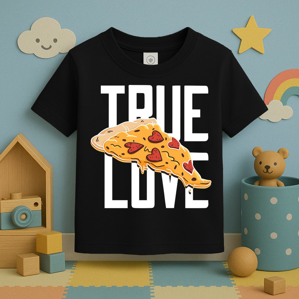True Love Heart Pizza Toddler T-Shirt