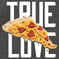 True Love Heart Pizza Vector Backpack