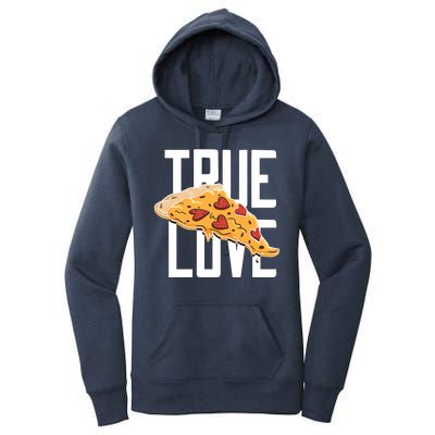 True Love Heart Pizza Women's Pullover Hoodie