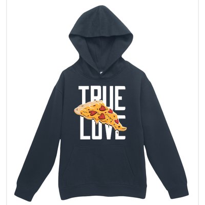 True Love Heart Pizza Urban Pullover Hoodie