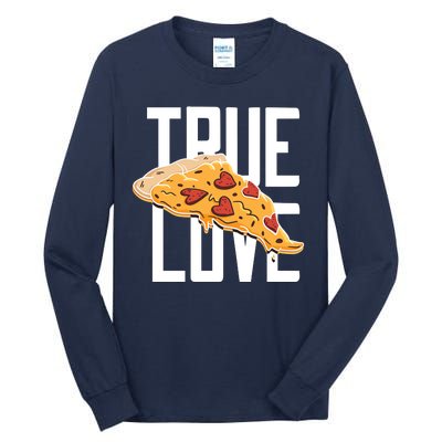 True Love Heart Pizza Tall Long Sleeve T-Shirt