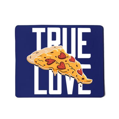 True Love Heart Pizza Mousepad