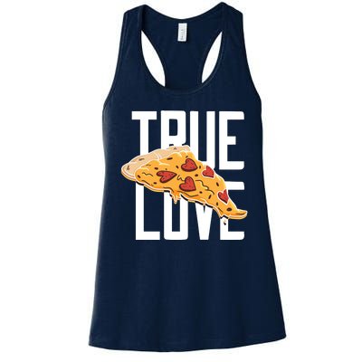 True Love Heart Pizza Women's Racerback Tank