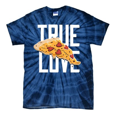 True Love Heart Pizza Tie-Dye T-Shirt