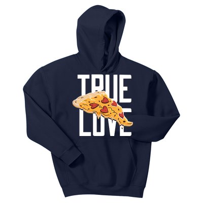 True Love Heart Pizza Kids Hoodie