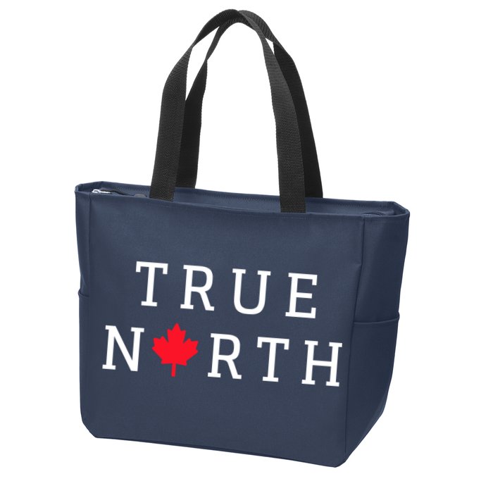 True North Canada Zip Tote Bag
