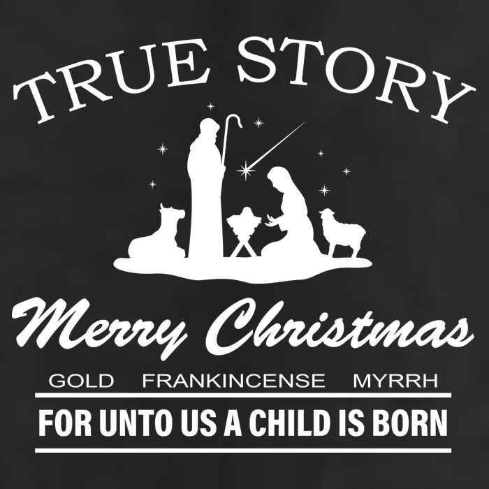 True Story Merry Christmas Jesus Christ  Cool Comfort Performance Bucket Hat